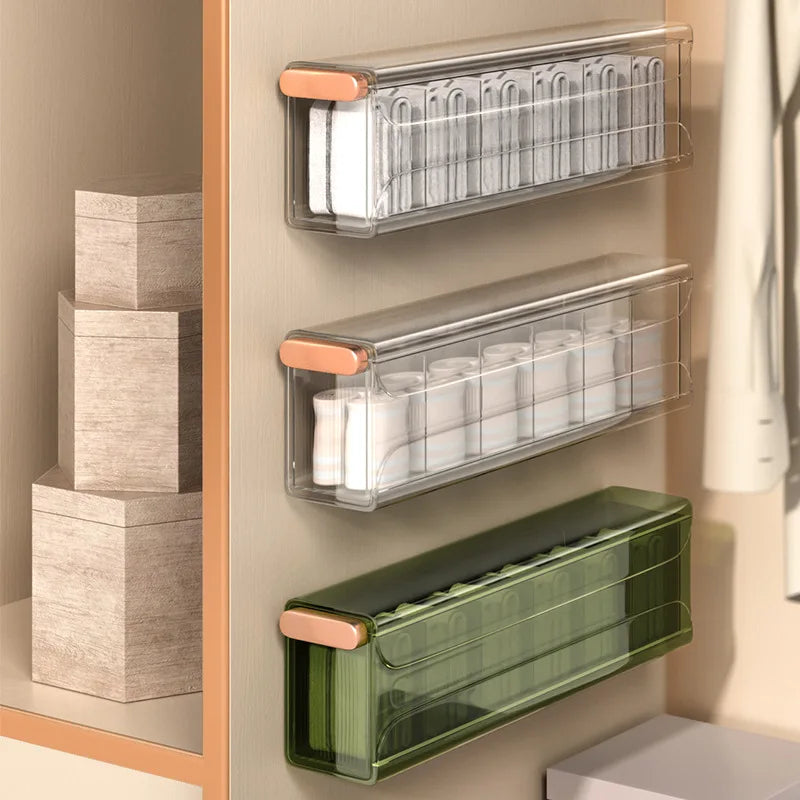 Chic Wall-Mounted Sock Organizer™