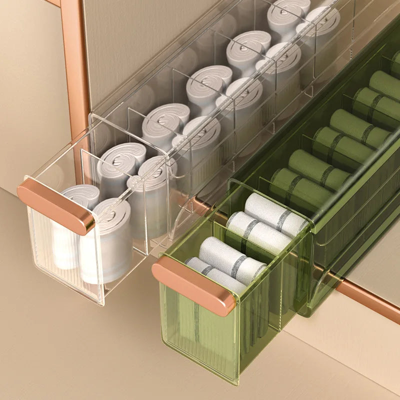 Chic Wall-Mounted Sock Organizer™
